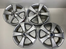 Laden Sie das Bild in den Galerie-Viewer, 4x Alufelge 17 Zoll 6.5" 5x112 39ET Glanz Silber 1K8071497 VW Scirocco Rim Wheel FEL7071217352ai