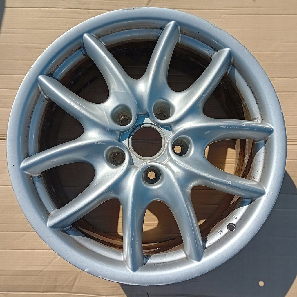 1x Alufelge 19 Zoll 9.0" 5x130 60ET Glanz Silber 7L5601025 Porsche Cayenne