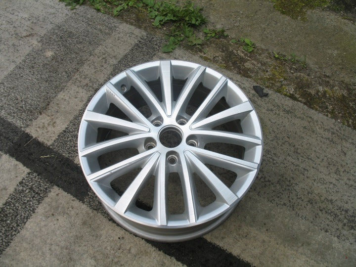 1x Alufelge 17 Zoll 7.0" 5x112 54ET Glanz Schwarz 5C0601025AJ VW New Beetle FEL6396348363jj
