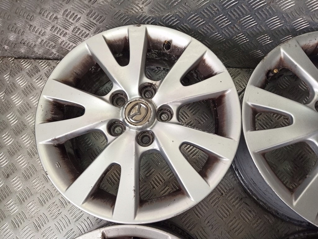 4x Alufelge 16 Zoll 5.5" 5x114.3 Mazda 3 Bk Rim Wheel FEL4489392676iu