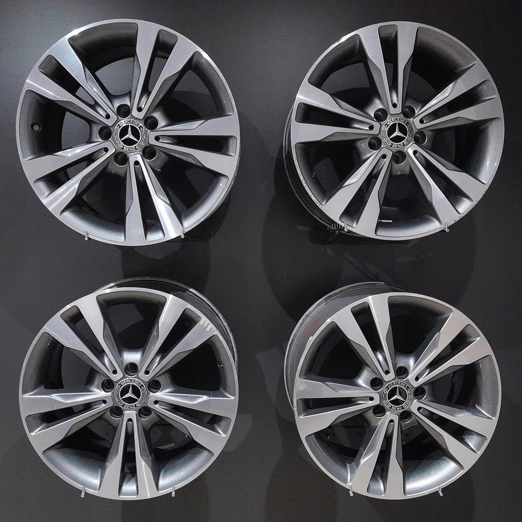 4x Alufelge 18 Zoll 8.5" 5x112 56ET Glanz Graphit A2054012902 Audi S205 W205 Mg