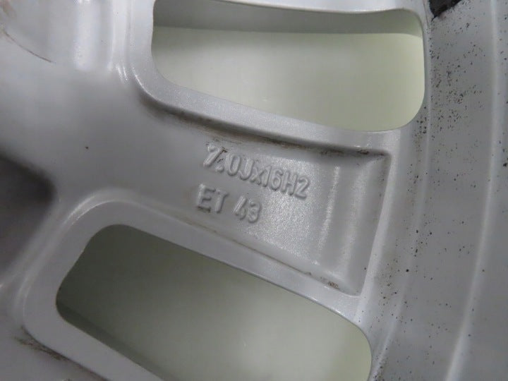 4x Alufelge 16 Zoll 7.0" 5x112 43ET Silber A2044010602 Mercedes-Benz W204 FEL9993213524qb