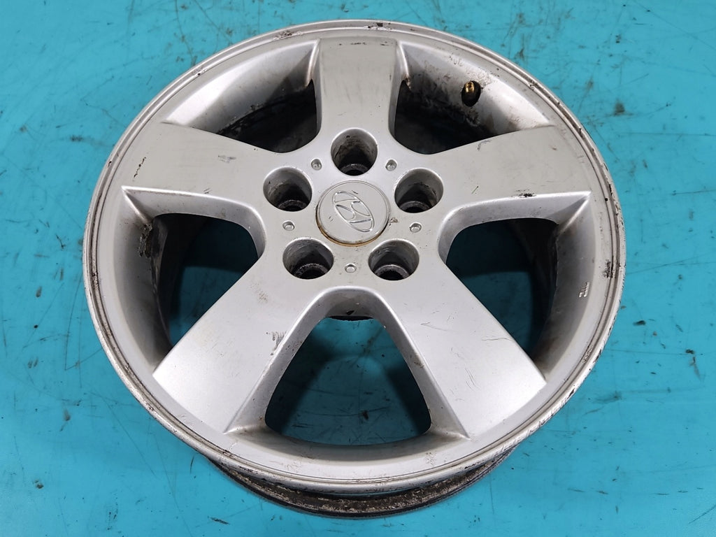4x Alufelge 16 Zoll 6.5" 5x114.3 Hyundai Tucson Rim Wheel FEL9979395661dk