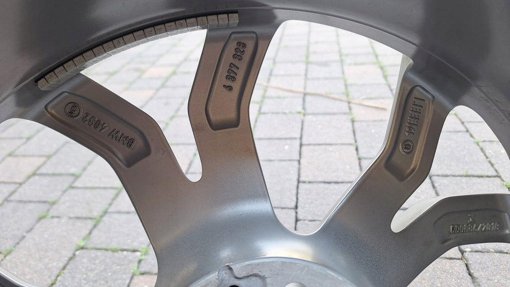 1x Alufelge 19 Zoll 7.5" 5x112 32ET Glanz Graphit 6877328 BMW Rim Wheel FEL9768670487ka