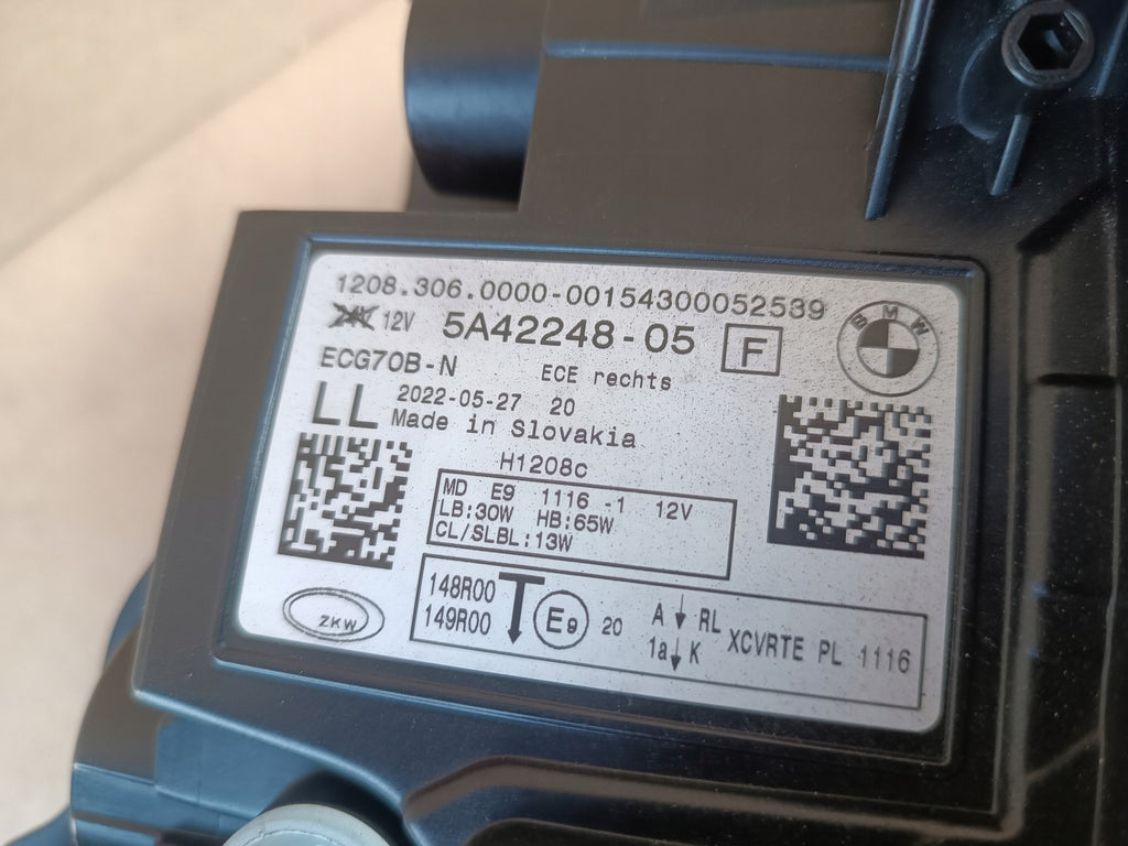 Frontscheinwerfer BMW U06 5A42248 Full LED Rechts Scheinwerfer Headlight SCH6729575818ty