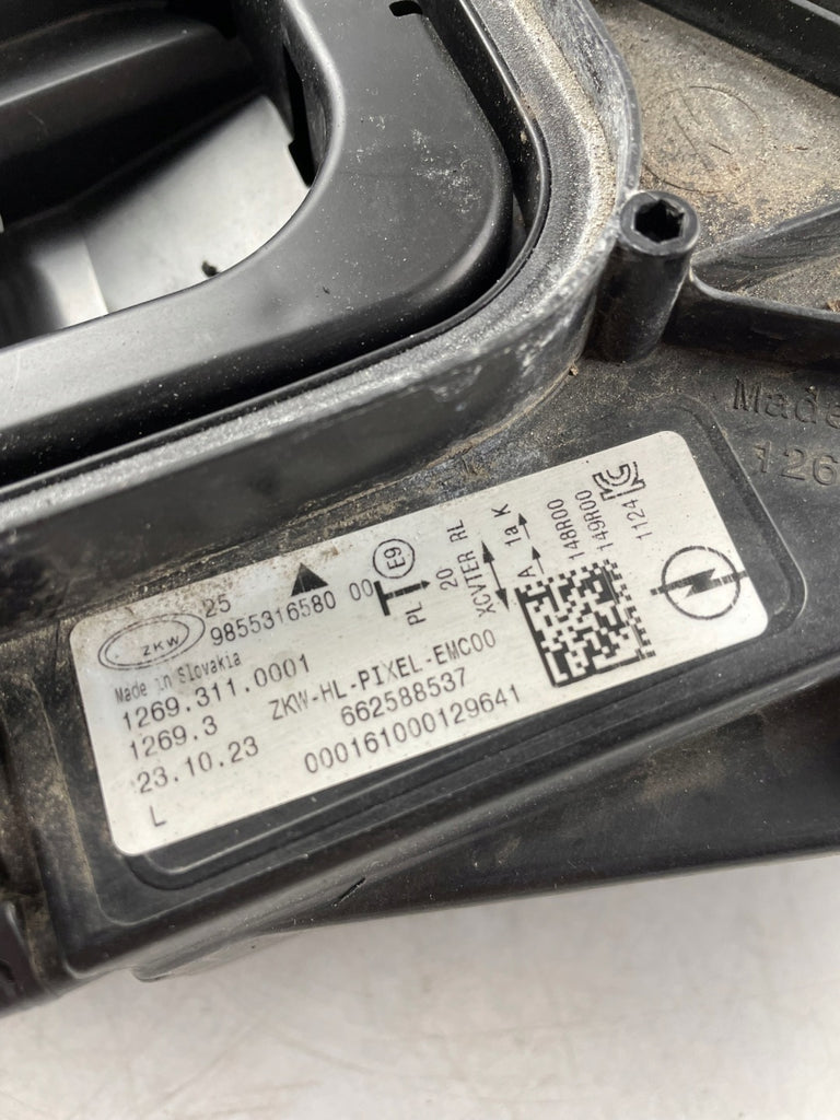 Frontscheinwerfer Opel Astra L 9855316580 Links Scheinwerfer Headlight SCH2253480753lz