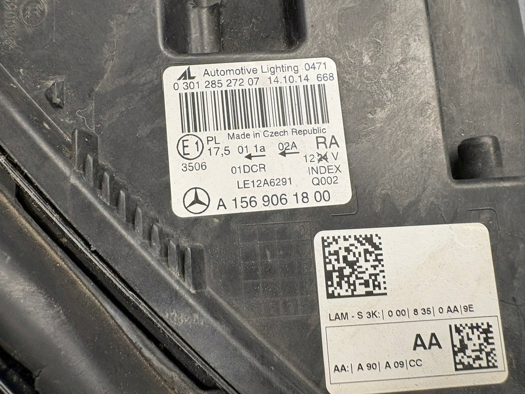 Frontscheinwerfer Mercedes-Benz Gla A1569061800 Bi-Xenon Rechts Headlight SCH3442527350pn
