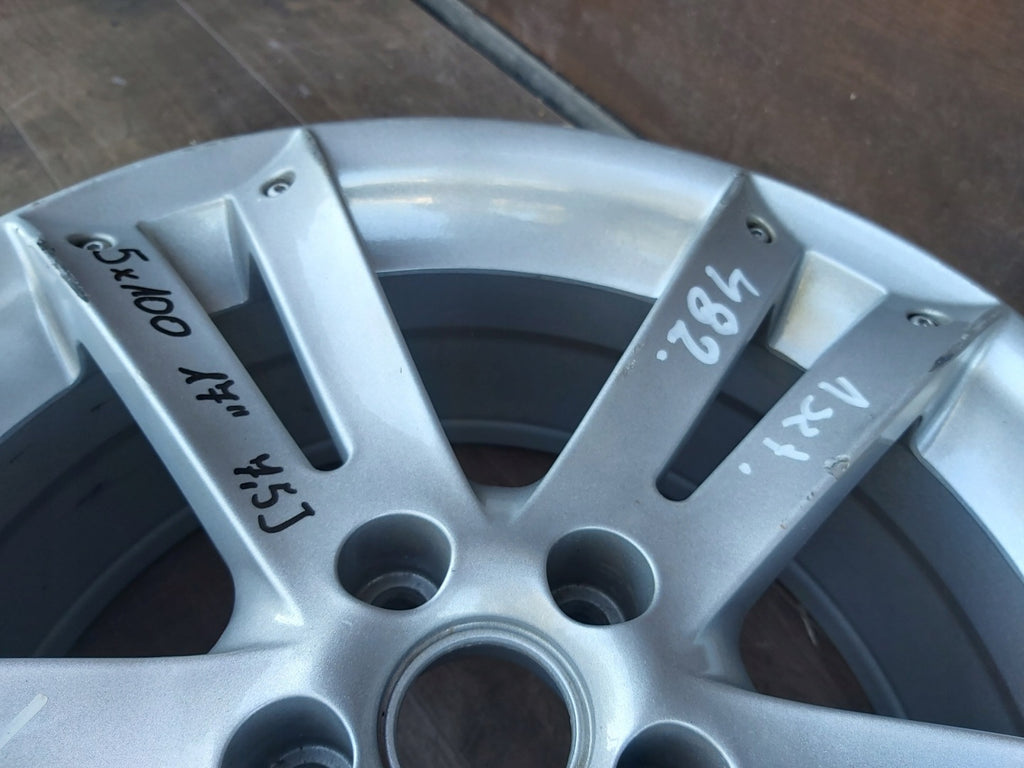 1x Alufelge 17 Zoll 7.5" 5x100 Toyota Celica Rim Wheel FEL6691854763hy