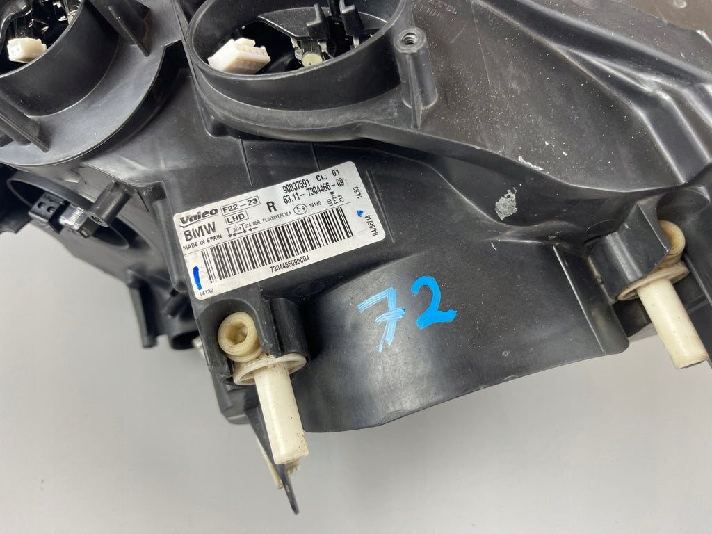 Frontscheinwerfer BMW 2 F22 F87 7304466-09 Xenon Ein Stück (Rechts oder Links) SCH6123007403gk