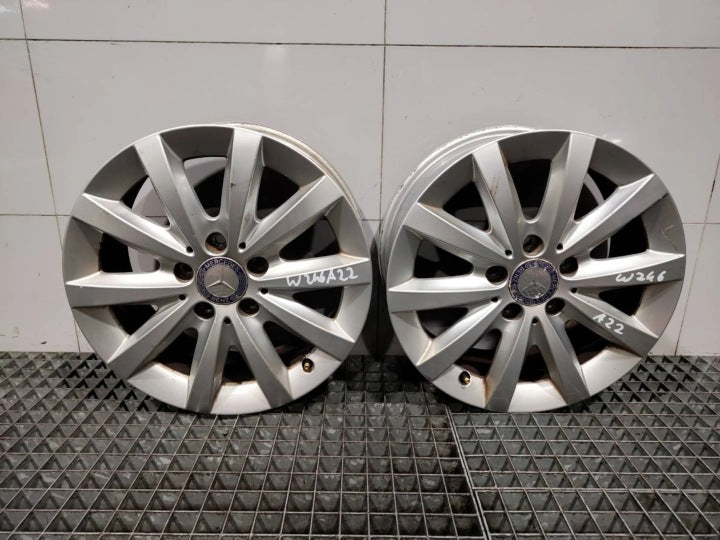 1x Alufelge 16 Zoll 6.5" 5x112 A2464010202 Mercedes-Benz W246 W242 Rim Wheel FEL9805488518um