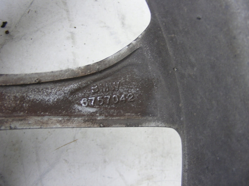 1x Alufelge 17 Zoll 7.0" 5x120 47ET Glanz Silber 6757042 BMW E90 Rim Wheel