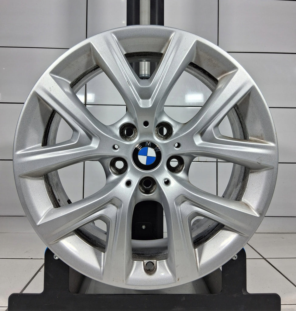 1x Alufelge 17 Zoll 6.5" 5x112 39ET Glanz Silber 6856076 BMW F48 Rim Wheel FEL8583772404lo