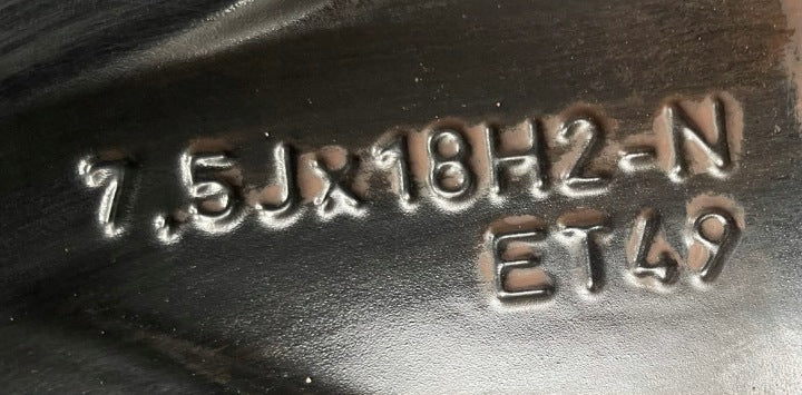 1x Alufelge 18 Zoll 7.5" 5x112 A1774010500 Mercedes-Benz W247 W177 Rim Wheel FEL6523264367lx