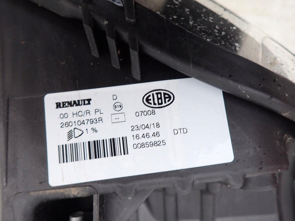 Frontscheinwerfer Dacia Sandero 260104793R LED Rechts Scheinwerfer Headlight