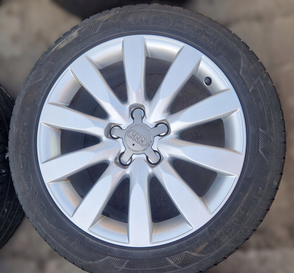 4x Alufelge 17 Zoll 8.0" 5x112 47ET Glanz Silber 8K0601025C Audi A4 B8 Rim Wheel FEL9181495276kf