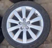 Load image into Gallery viewer, 4x Alufelge 17 Zoll 8.0" 5x112 47ET Glanz Silber 8K0601025C Audi A4 B8 Rim Wheel FEL9181495276kf