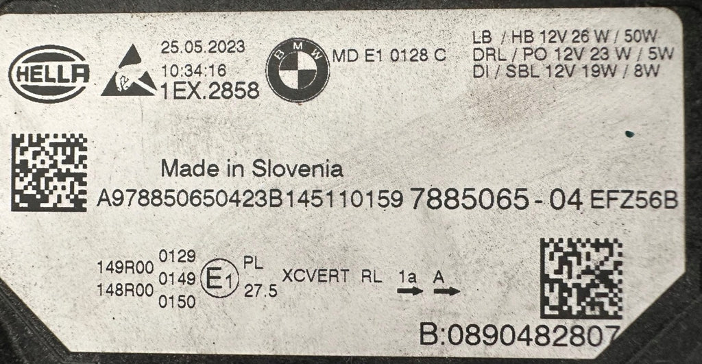 Frontscheinwerfer BMW 3 G21 G20 7885065-04 Links Scheinwerfer Headlight SCH4555732189lr