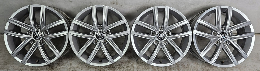 4x Alufelge 16 Zoll 6.5" 5x112 46ET 5G0601025CS VW Passat Golf VII Beetle Sharan FEL2739825532sl