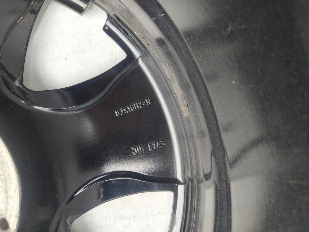 1x Alufelge 18 Zoll 8.0" 5x112 43ET Glanz Schwarz A2134013700 Mercedes-Benz FEL4515186428sj