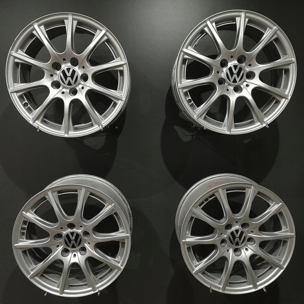 4x Alufelge 16 Zoll 6.5" 5x112 38ET A2054012400 Mercedes-Benz Golf Vii Rim Wheel FEL7583845043jl