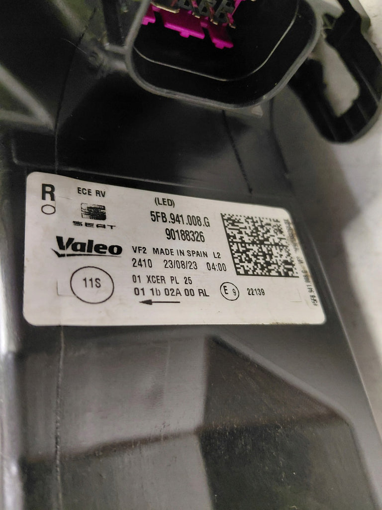 Frontscheinwerfer Seat Leon 5FB941008G Full LED Rechts Scheinwerfer Headlight SCH2645372329aw