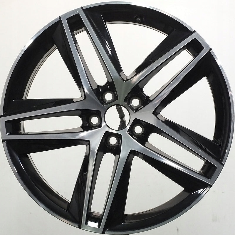 1x Alufelge 18 Zoll 7.0" 5x100 51ET Glanz Schwarz 6F0601025 Seat Rim Wheel