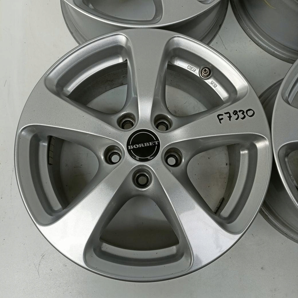 4x Alufelge 16 Zoll 7.0" 5x112 40ET Glanz Silber CC70640 Audi I Rim Wheel FEL3616484104gc