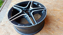 Load image into Gallery viewer, 1x Alufelge 18 Zoll 7.5" 5x112 49ET Glanz Schwarz A1774011500 Mercedes-Benz Amg FEL8204221240lr