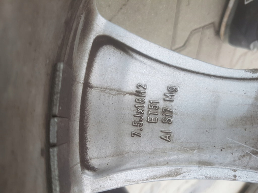 1x Alufelge 18 Zoll 7.5" 5x112 8V0601025A Audi A3 Rim Wheel FEL5119504245yv