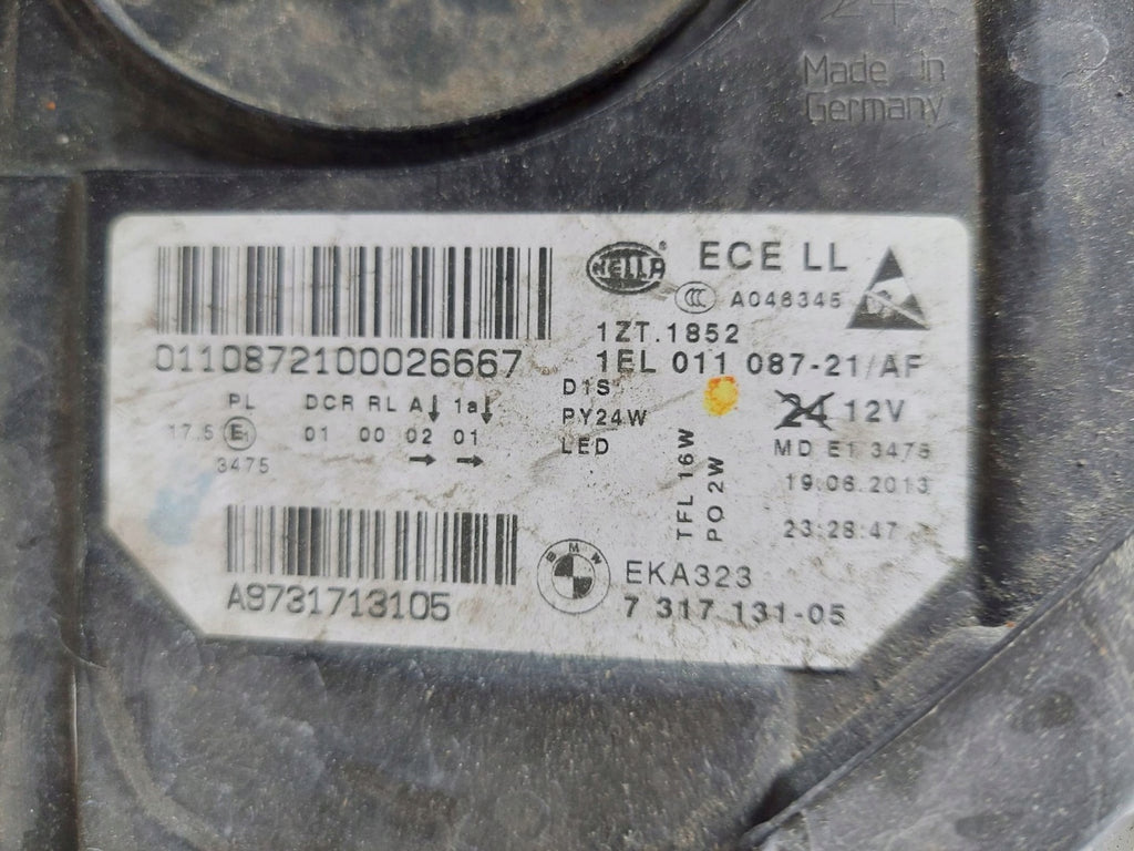 Frontscheinwerfer BMW F11 F10 7317131-05 Links Scheinwerfer Headlight SCH4958615205yb