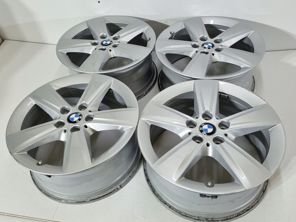 4x Alufelge 17 Zoll 7.5" 5x112 54ET Glanz Silber BMW6855087 BMW Rim Wheel FEL6443871140bd