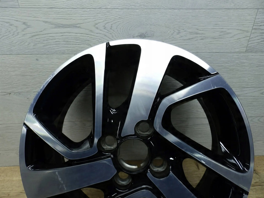 1x Alufelge 15 Zoll 4.5" 4x100 35ET Glanz Schwarz B000908277 Citroën C1 108 Aygo