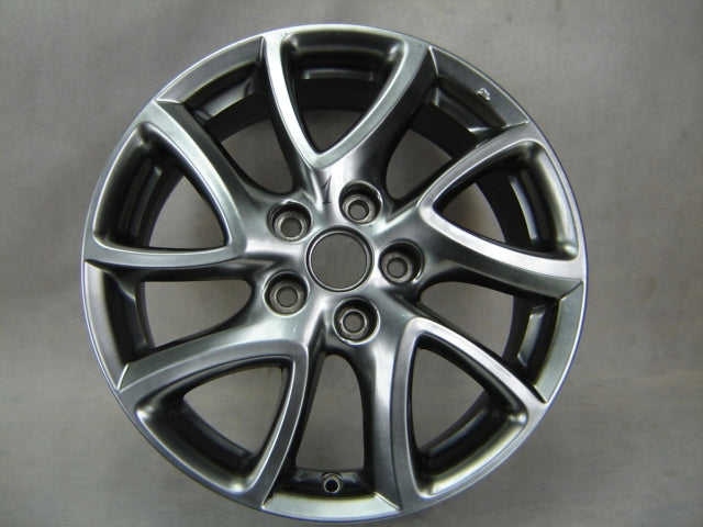 1x Alufelge 17 Zoll 6.5" 5x114.3 52 5ET Glanz Silber 9965296570 Mazda Cx-5 Cx-3 FEL3985177220oc