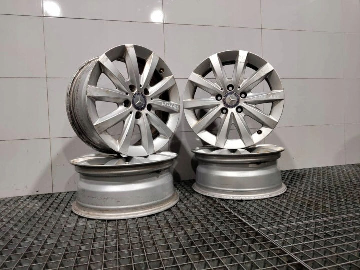 1x Alufelge 16 Zoll 6.5" 5x112 A2464010202 Mercedes-Benz W246 W242 Rim Wheel FEL9805488518um