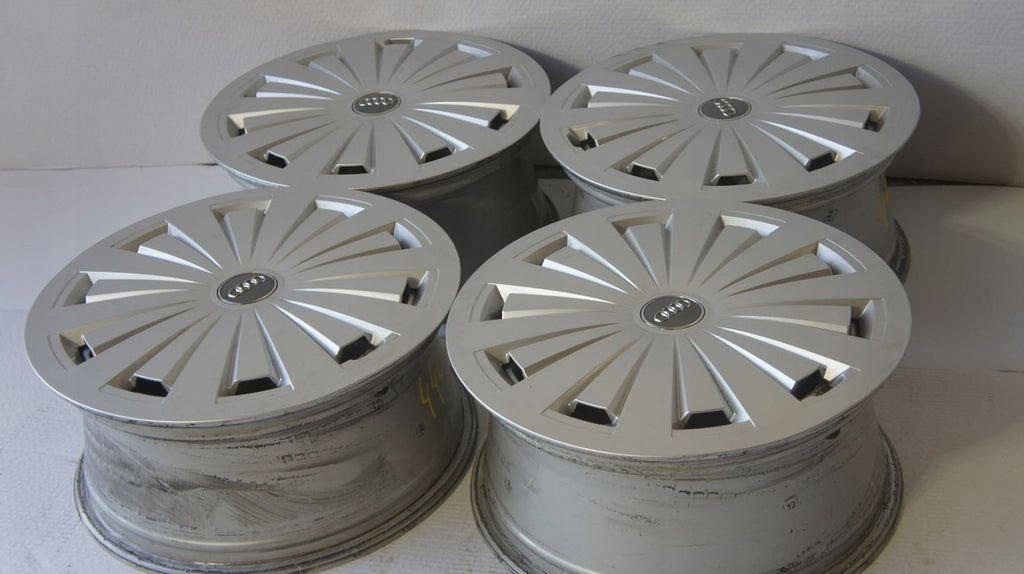 4x Alufelge 16 Zoll 7.0" 5x112 35ET Glanz Silber 8W0601025 Audi Rim Wheel