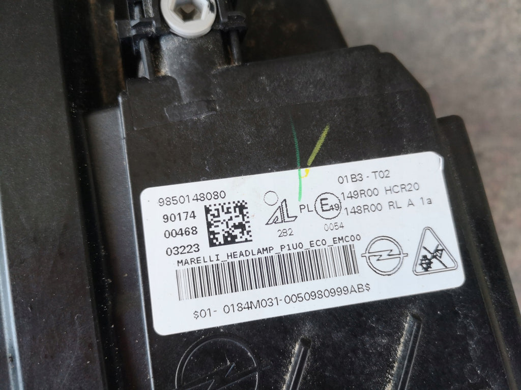 Frontscheinwerfer Opel Grandland X 9850148080 Rechts Scheinwerfer Headlight SCH8818228287yw