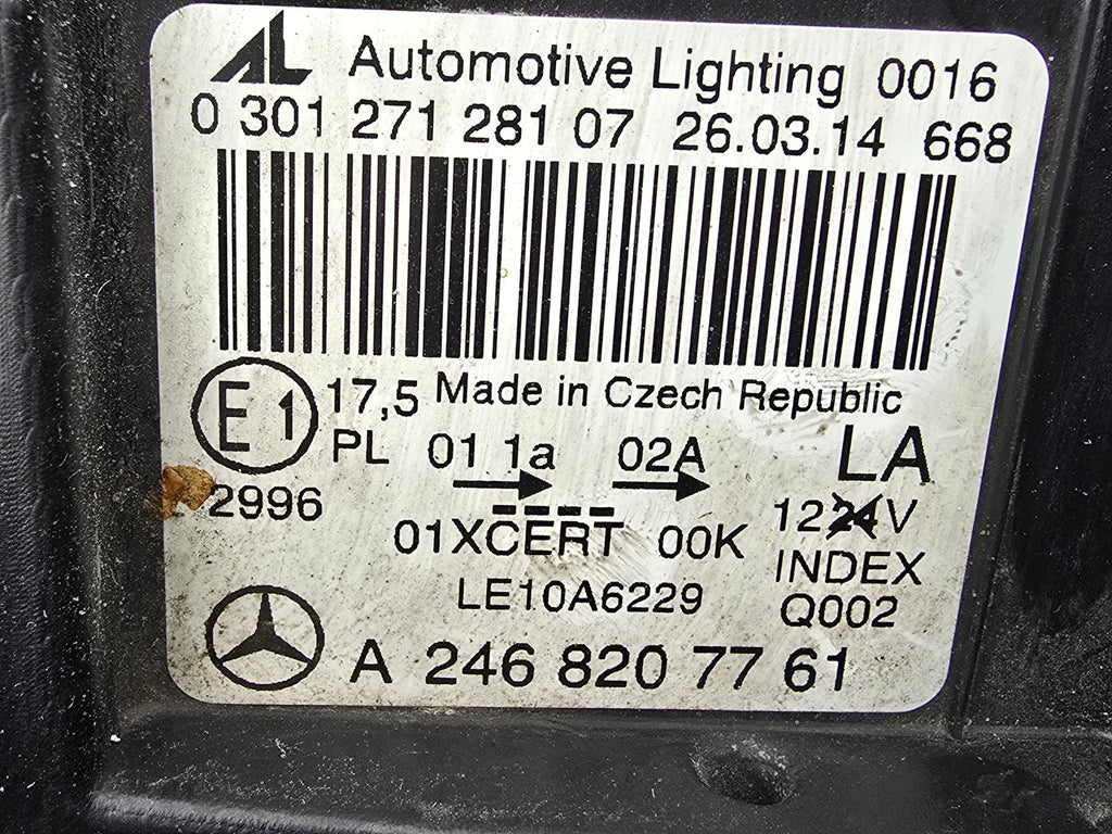 Frontscheinwerfer Mercedes-Benz W246 A2468207761 Links Scheinwerfer Headlight SCH3584537860mp