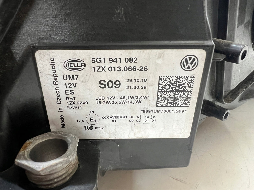 Frontscheinwerfer VW Golf VII I 5G1941082 Full LED Rechts Scheinwerfer Headlight SCH4231929190hq