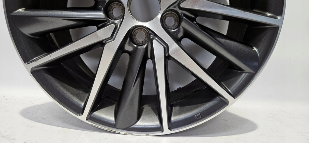 1x Alufelge 18 Zoll 7.0" 5x114.3 50ET Glanz Schwarz 7978419 Toyota C-Hr FEL2395667244aj