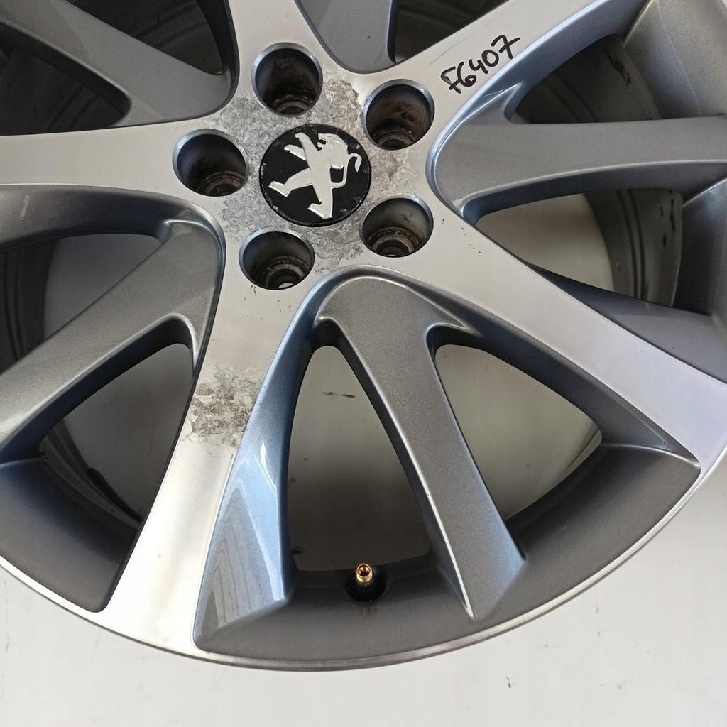 1x Alufelge 18 Zoll 7.5" 5x108 49ET Glanz Grau 9671402380 Peugeot 508 Rim Wheel FEL7887370692nl