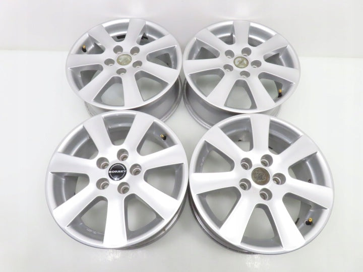 4x Alufelge 16 Zoll 7.0" 5x112 50ET Glanz Silber KBA45810 Audi I Rim Wheel FEL2003346990lc