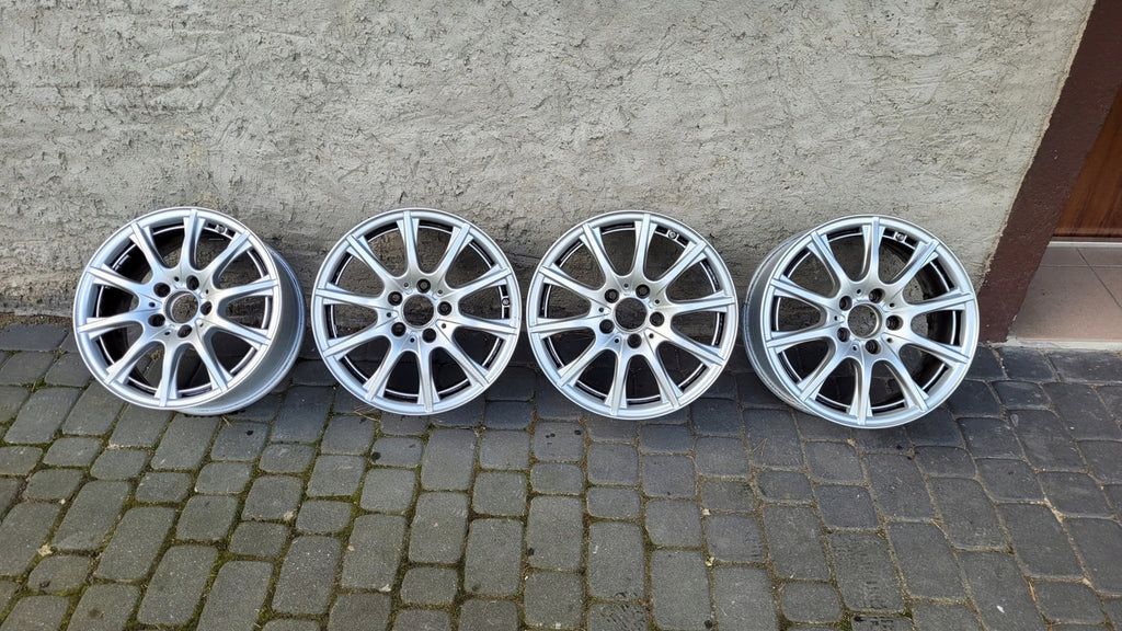 4x Alufelge 16 Zoll 6.5" 5x112 38ET Glanz Silber A2054012400 Mercedes-Benz W205