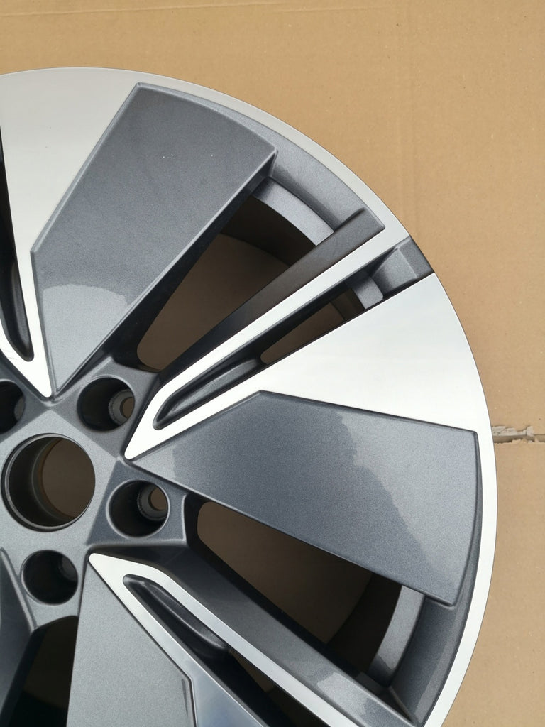 1x Alufelge 19 Zoll 8.0" 5x112 45ET Glanz Graphit 5LA601025A Mg Enyaq Rim Wheel FEL4445762840uz