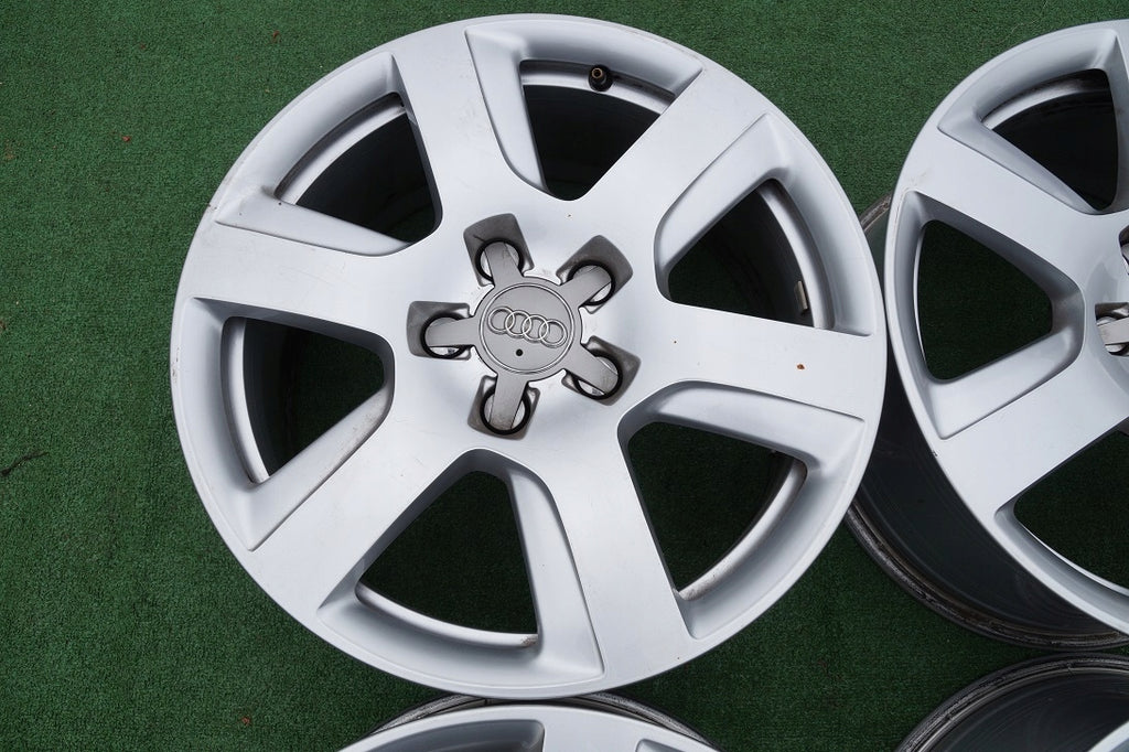 4x Alufelge 17 Zoll 8.0" 5x112 39ET Glanz Silber 4G0601025BK Audi A6 C7 FEL5431329767fu