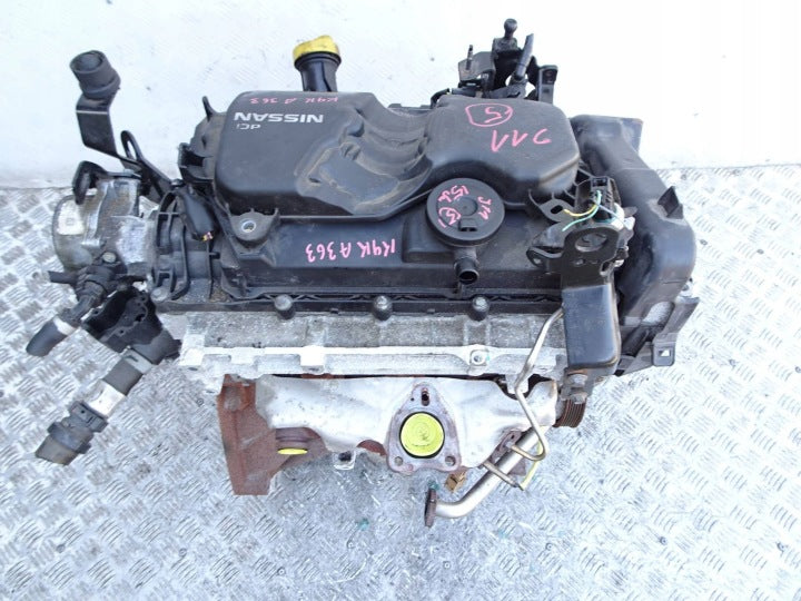 Motor Nissan Qashqai I J11 K9KA363 1.5 DCI 2014 Diesel Engine Unkomplett MOT9080998716fk