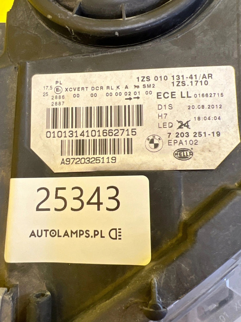 Frontscheinwerfer BMW 5 F11 F10 7203251-19 Xenon Links Scheinwerfer Headlight SCH8909000361zn