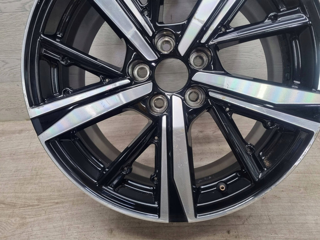 1x Alufelge 18 Zoll 8.0" 5x108 48ET Glanz Schwarz 9835058180 Peugeot 308