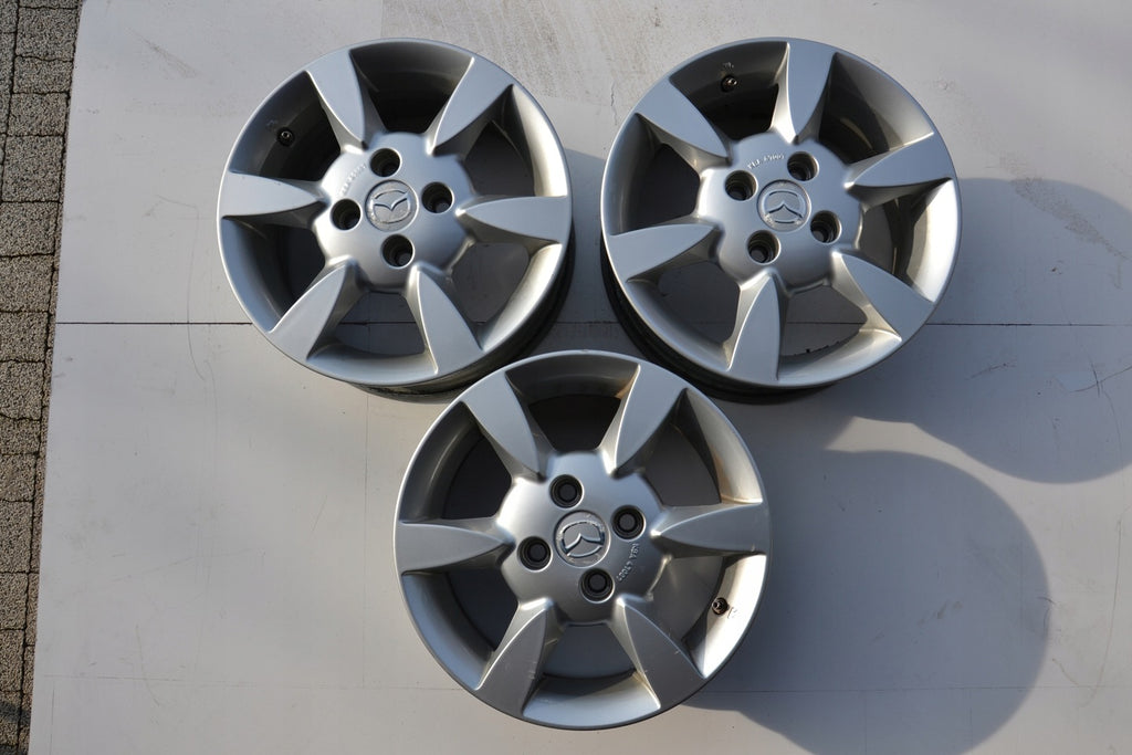 1x Alufelge 14 Zoll 6.0" 4x100 45ET KBA47007 Mazda Mx3 Rim Wheel