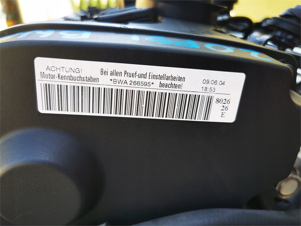 Motor Audi B7 BWA 2.0 TFSI 200PS 147kW 135TKm Benzin Engine Komplett