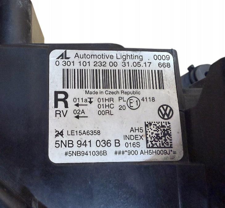 Frontscheinwerfer VW Tiguan 5NB941036B Full LED Rechts Scheinwerfer Headlight SCH3428614005wq